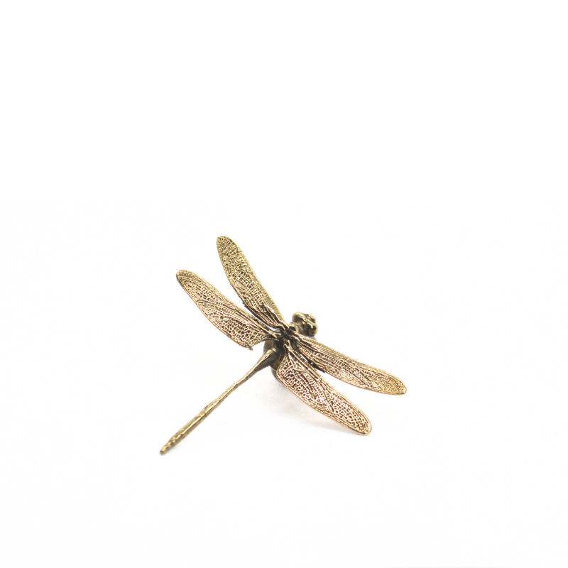 Dragonfly Lapel pin, Brass