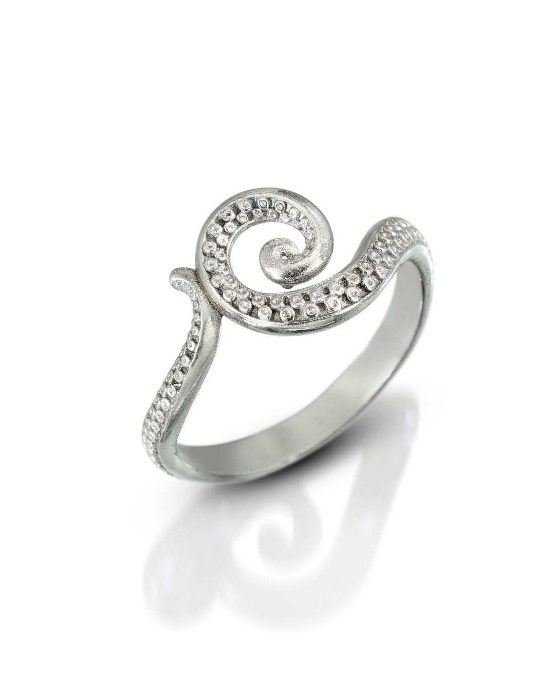 Hand-cast sterling silver octopus ring, small-batch jewellery Cape Town — RHYN