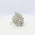 Sterling silver, non-tarnish, coral ring, hand-cast Cape Town jewellery — RHYN 