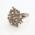 Brass coral ring, hand-cast Cape Town jewellery — RHYN