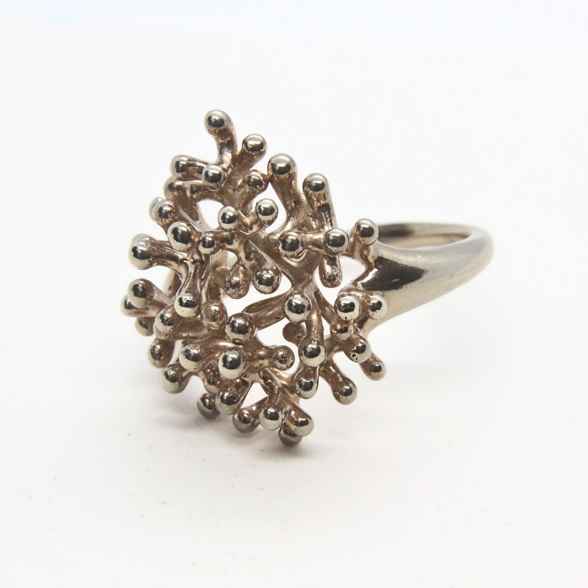 Brass coral ring, hand-cast Cape Town jewellery — RHYN