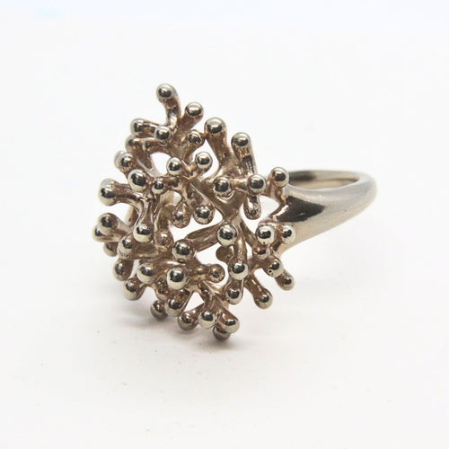 Brass coral ring, hand-cast Cape Town jewellery — RHYN