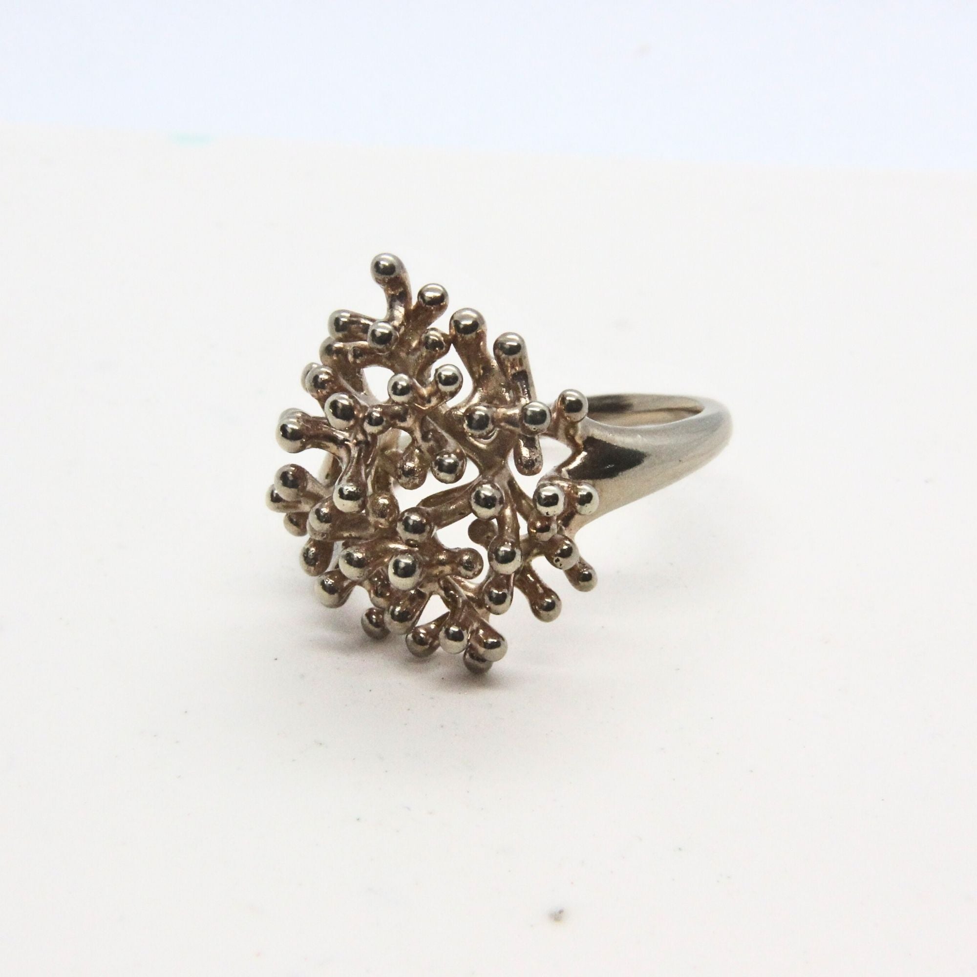 Brass coral ring, hand-cast Cape Town jewellery — RHYN