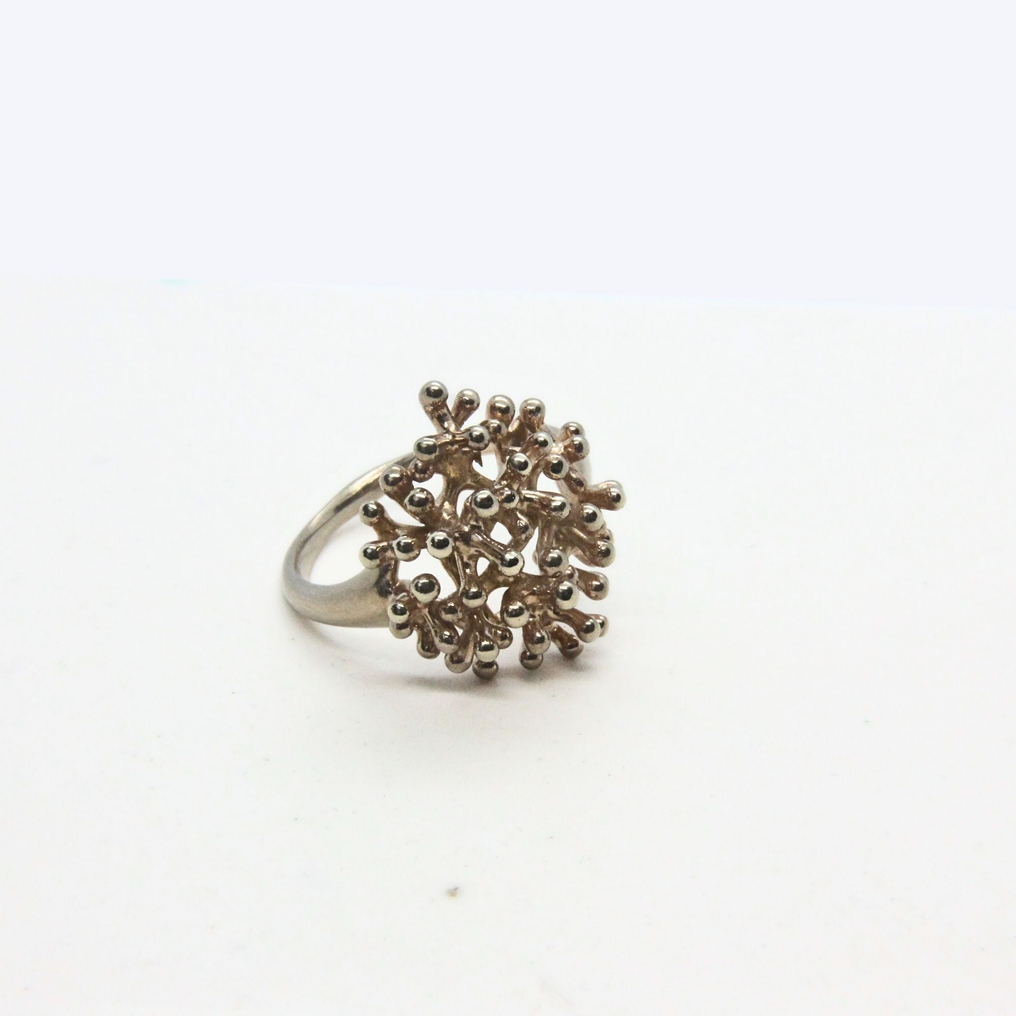 Brass coral ring, hand-cast Cape Town jewellery — RHYN