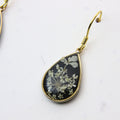 Resin earrings with preserved South African lace flowers, Cape Town jewellery — RHYN