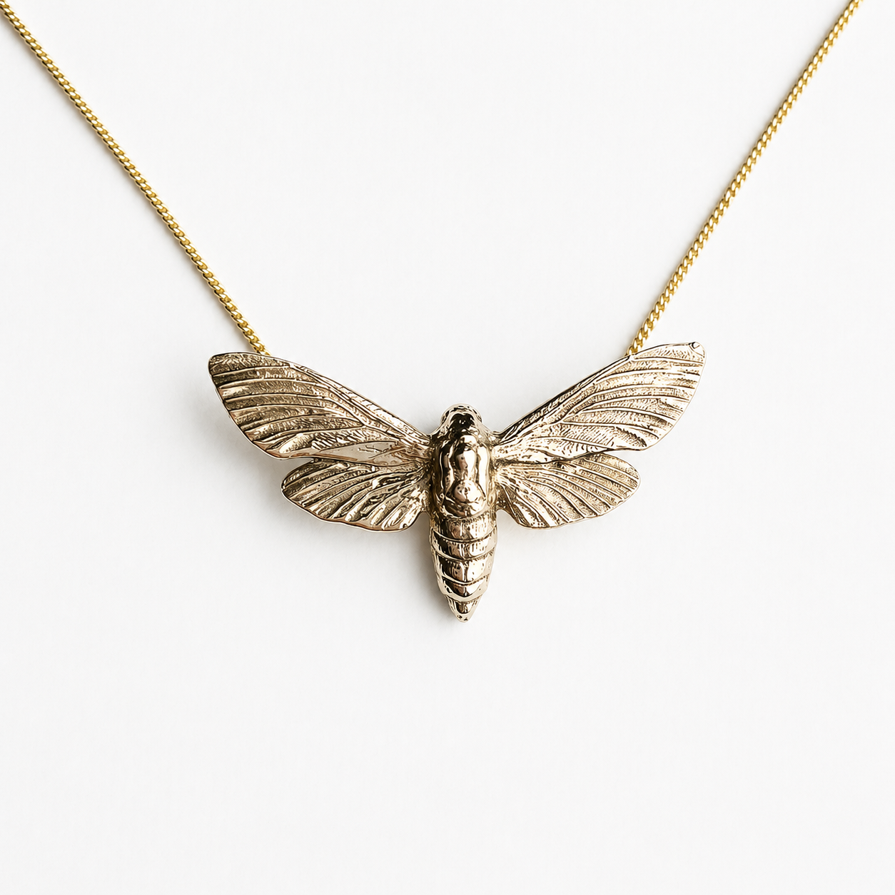 Hand-cast sterling silver pendant necklace, small-batch jewellery Cape Town — RHYN