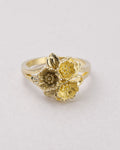 Flower bouquet Ring, Solid Gold
