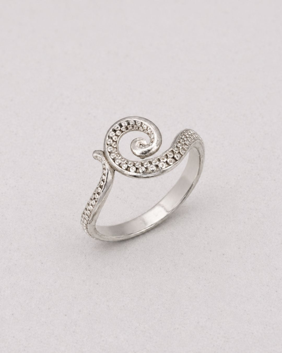 Octopus Ring, Sterling Silver