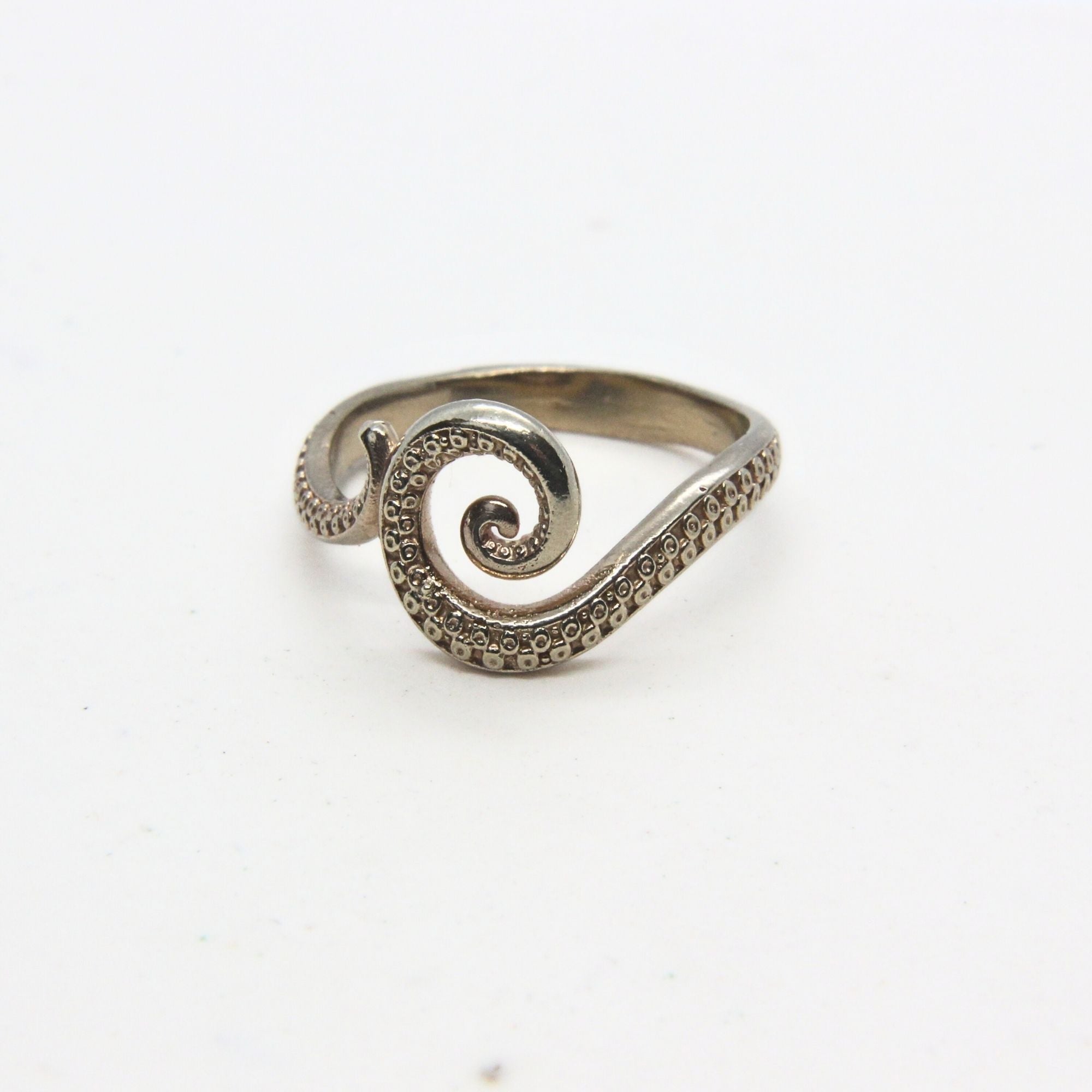 Hand-cast brass octopus ring, small-batch jewellery Cape Town — RHYN