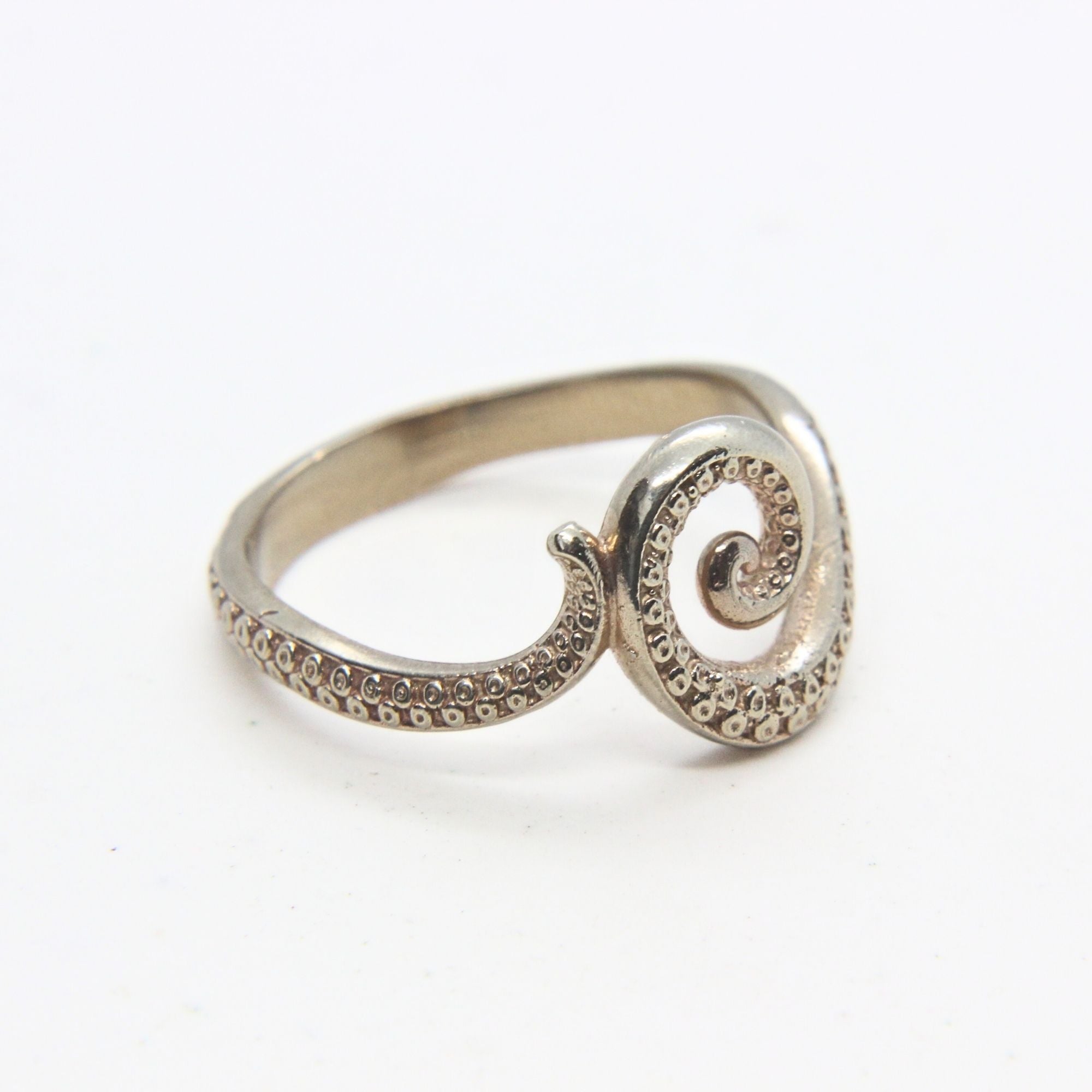 Hand-cast brass octopus ring, small-batch jewellery Cape Town — RHYN