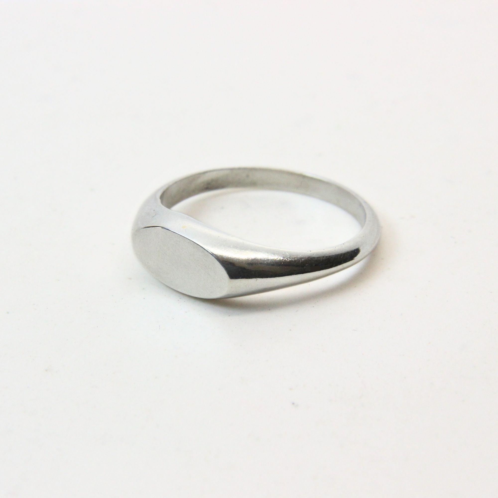 Sterling silver signet ring, hand-cast in  studio Cape Town — RHYN