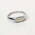 Sterling silver signet ring, hand-cast in  studio Cape Town — RHYN