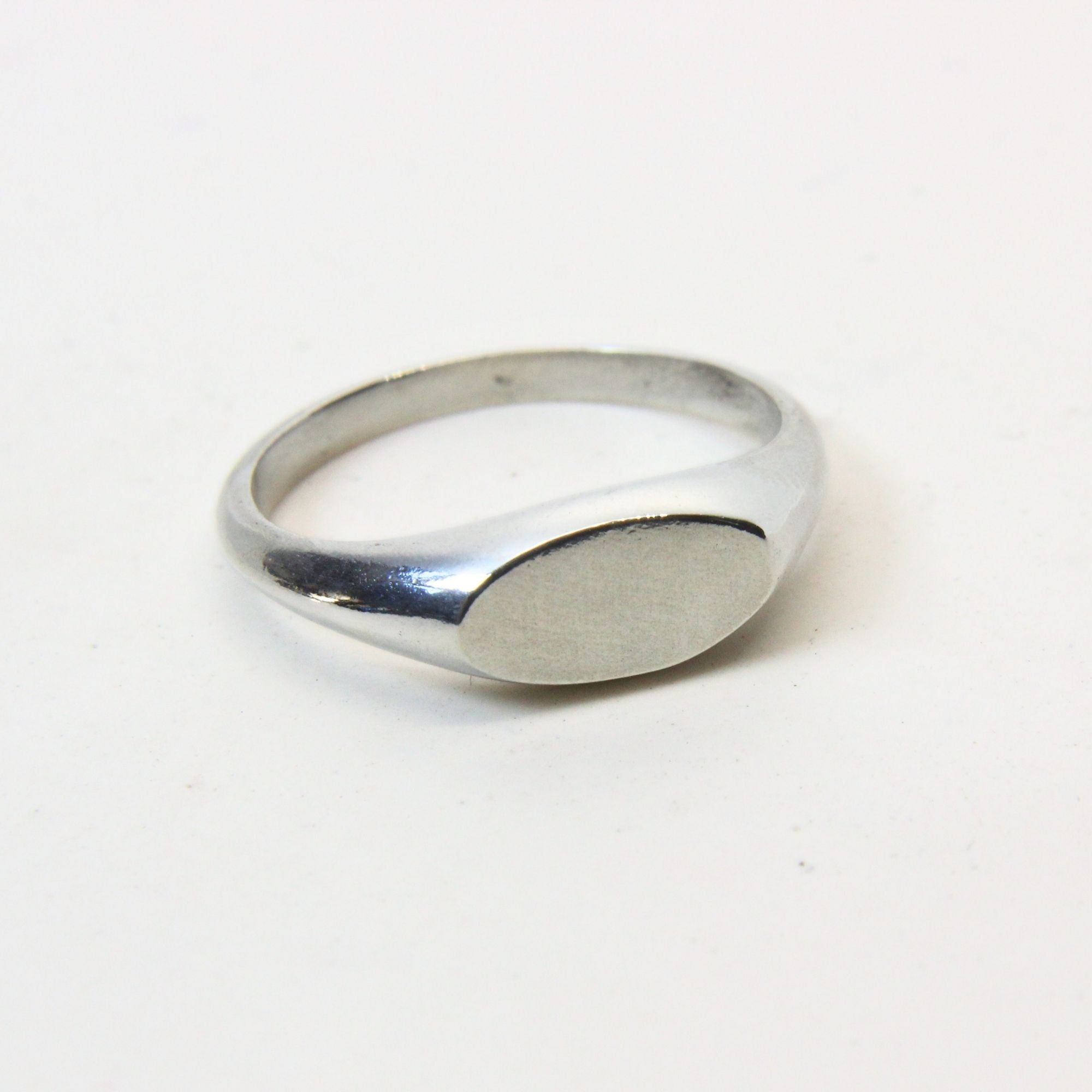 Sterling silver signet ring, hand-cast in  studio Cape Town — RHYN