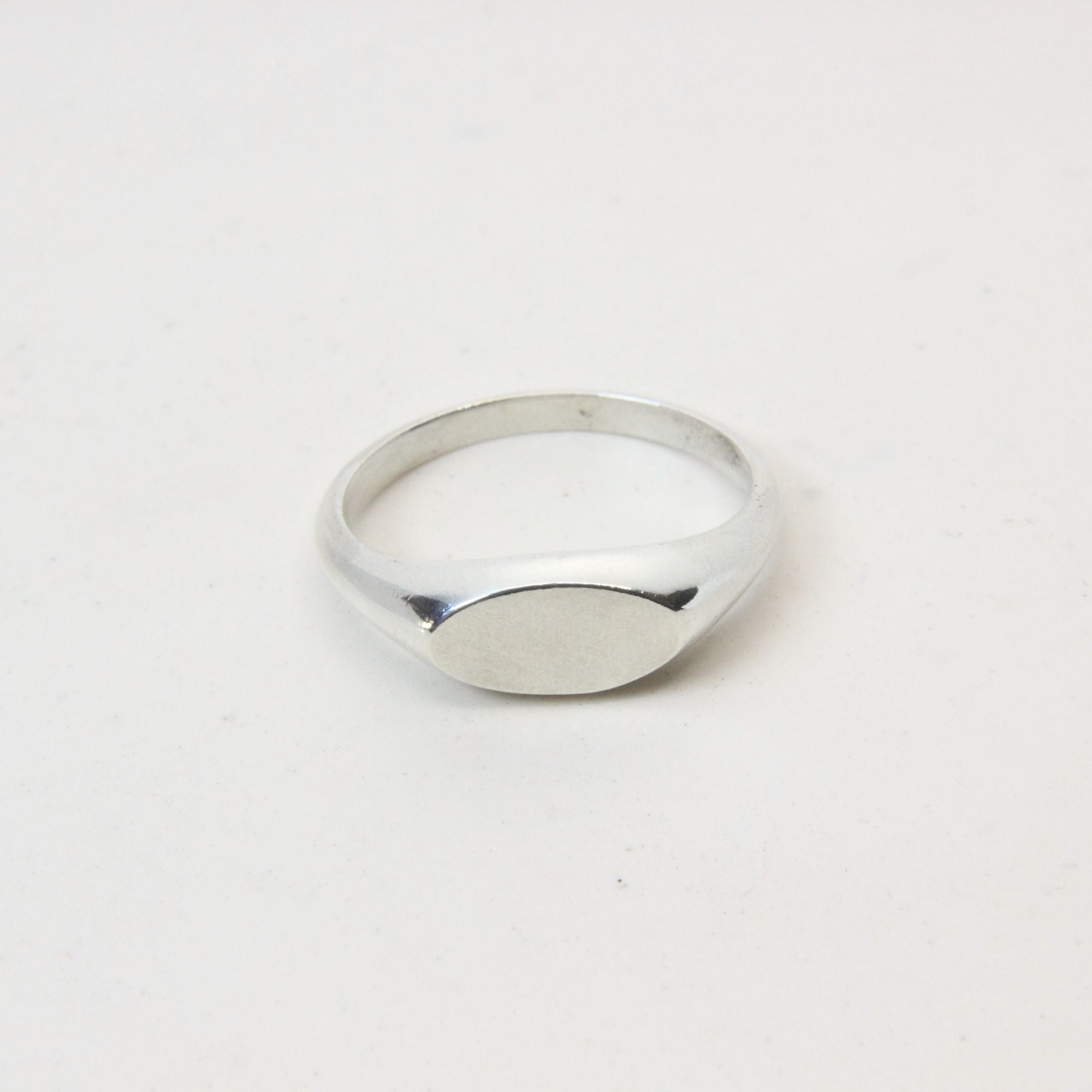 Sterling silver signet ring, hand-cast in  studio Cape Town — RHYN